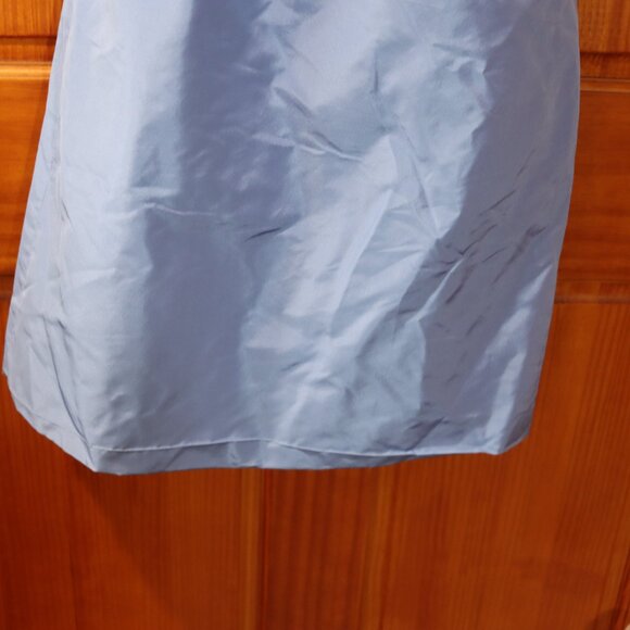 J.Crew Blue Floral Sleeveless Silk Formal Dress Prom Wedding Special Occasion 2 - Picture 4 of 11